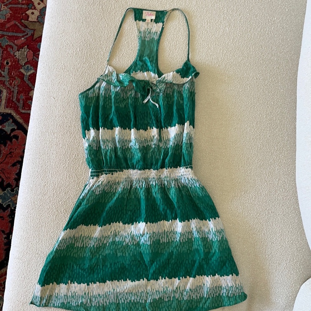 Parker Silk Racerback Mini Dress